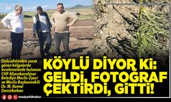 Köylü diyor ki: Geldi, fotoğraf çektirdi, gitti!