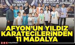 Afyon’un yıldız karatecilerinden 11 madalya