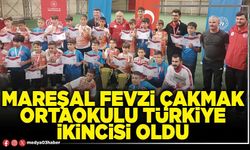 Mareşal Fevzi Çakmak Ortaokulu Türkiye İkincisi oldu