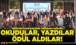 Okudular, yazdılar ödül aldılar!