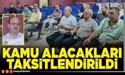 Kamu alacakları taksitlendirildi