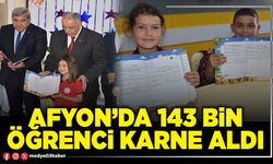 Afyon’da 143 Bin öğrenci karne aldı