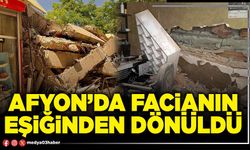 Afyon’da facianın eşiğinden dönüldü