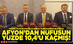 Afyon’dan nüfusun yüzde 10,4’ü kaçmış!