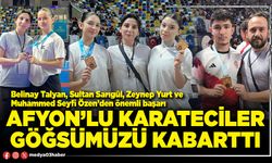 Afyon’lu karateciler göğsümüzü kabarttı