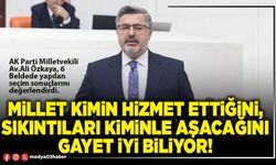 Millet kimin hizmet ettiğini, sıkıntıları kiminle aşacağını gayet iyi biliyor!