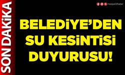 Belediye’den su kesintisi duyurusu!