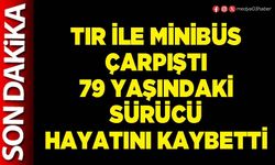 Tır ile minibüs çarpıştı 79 yaşındaki sürücü hayatını kaybetti