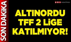 Altınordu TFF 2 Lige katılmıyor!