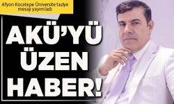 AKÜ’yü üzen haber!
