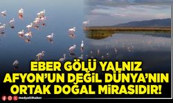 Eber Gölü yalnız Afyon’un değil Dünya’nın ortak doğal mirasıdır!