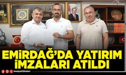 Emirdağ’da yatırım imzaları atıldı