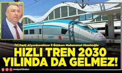 Hızlı tren 2030 yılında da gelmez!