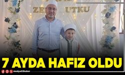 7 ayda hafız oldu
