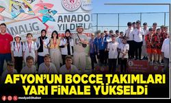 Afyon’un Bocce Takımları yarı finale yükseldi