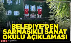 Belediye’den Sarmaşıklı Sanat Okulu açıklaması