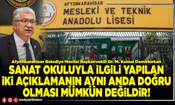 Sanat Okuluyla ilgili yapılan iki açıklamanın aynı anda doğru olması mümkün değildir!
