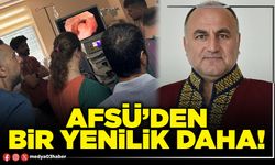 AFSÜ’den bir yenilik daha!
