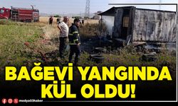 Bağevi yangında kül oldu!