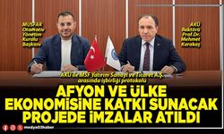 Afyon ve Ülke ekonomisine katkı sunacak projede imzalar atıldı
