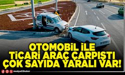 Otomobil ile ticari araç çarpıştı çok sayıda yaralı var!