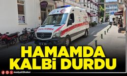 Hamamda kalbi durdu