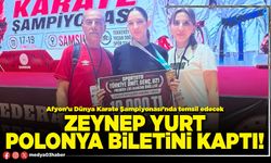 Zeynep Yurt Polonya biletini kaptı!