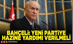 Bahçeli: Yeni Partiye hazine yardımı verilmeli