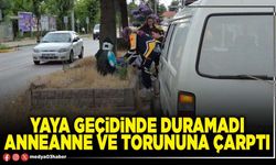 Yaya geçidinde duramadı anneanne ve torununa çarptı