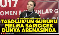 Taşoluk'un gururu Melisa Sarıçiçek Dünya arenasında