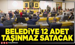 Belediye 12 adet taşınmaz satacak