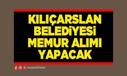 Kılıçarslan Belediyesi memur alımı yapacak