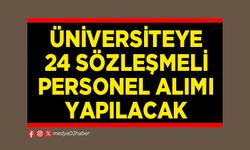 Üniversiteye 24 sözleşmeli personel alımı yapılacak