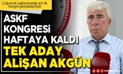 ASKF kongresi haftaya kaldı tek aday Alişan Akgün
