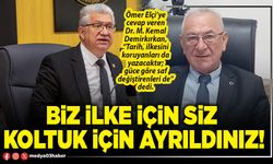 Biz ilke için siz koltuk için ayrıldınız!