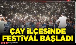 Çay İlçesinde festival başladı