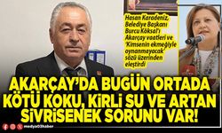 Akarçay’da bugün ortada kötü koku, kirli su ve artan sivrisenek sorunu var!