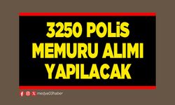3250 Polis memuru alımı yapılacak