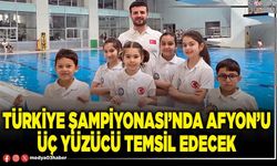 Türkiye Şampiyonası’nda Afyon’u üç yüzücü temsil edecek