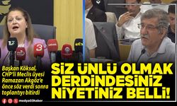 Siz ünlü olmak derdindesiniz niyetiniz belli!