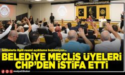 Belediye Meclis Üyeleri CHP’den istifa etti