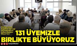 131 üyemizle birlikte büyüyoruz