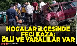 Hocalar İlçesinde feci kaza: Ölü ve yaralılar var
