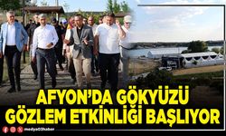 Afyon’da gökyüzü gözlem etkinliği başlıyor