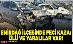 Emirdağ ilçesinde feci kaza: Ölü ve yaralılar var!