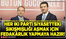 Her iki Parti siyasetteki sıkışmışlığı aşmak için fedakârlık yapmaya hazır!