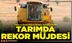 Tarımda rekor müjdesi