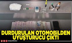 Durdurulan otomobilden uyuşturucu çıktı