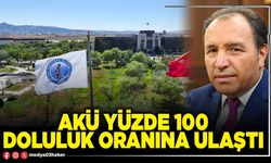 AKÜ yüzde 100 doluluk oranına ulaştı