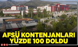 AFSÜ kontenjanları yüzde 100 doldu